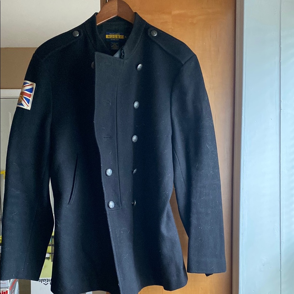 Men's Black Military Style Jacket